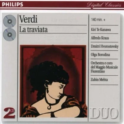 Afbeelding van Verdi: La traviata / Mehta, Te Kanawa, Kraus, Hvorostovsky, Borodina et al