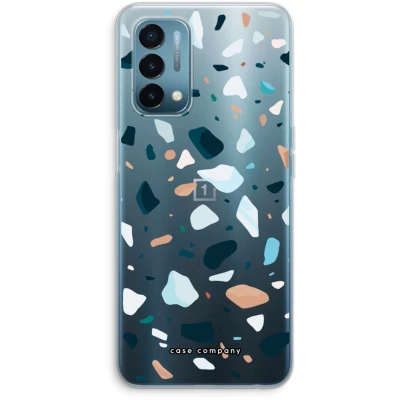Afbeelding van Case Company® hoesje geschikt voor OnePlus Nord N200 5G Terrazzo N13 Soft Cover Telefoonhoesje Bescherming aan alle Kanten en Schermrand