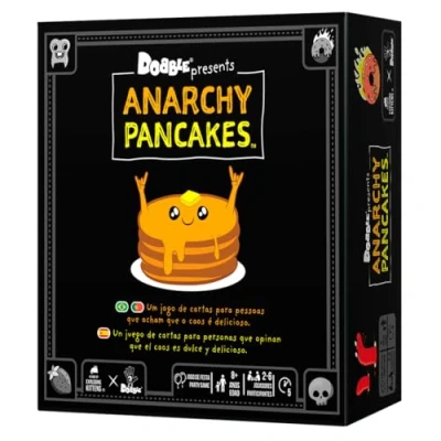 Afbeelding van Zygomatic Dobble Anarchy Pancake kaartspel vanaf 7 jaar, 2 8 spelers, 15 minuten per spel, meertalig