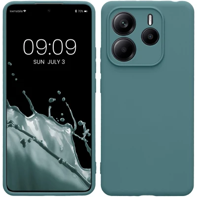 Afbeelding van kwmobile telefoonhoesje geschikt voor Xiaomi Redmi Note 14 5G Hoesje smartphone Precisie camera uitsnede In Arctische nacht