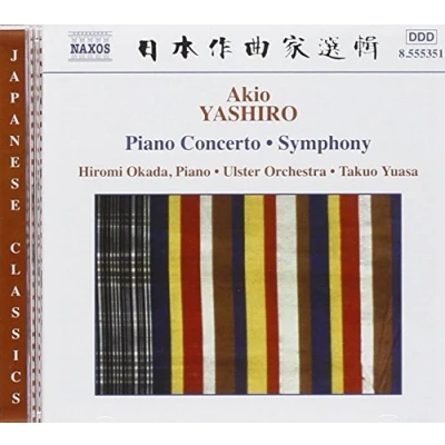 Afbeelding van Hiromi Okada, Ulster Orchestra, Takuo Yuasa Yashiro: Piano Concerto/Symphony (CD)