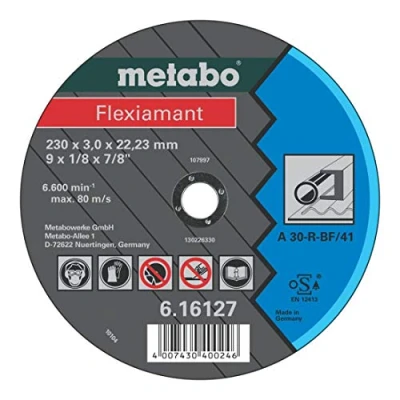 Afbeelding van Metabo 616123000 Doorslijpschijf recht 25 stuk(s)