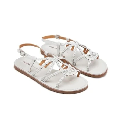 Afbeelding van Gioseppo Orland Sandalen, Dames, Maat: 39, Blanco Leer