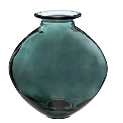 Afbeelding van Atmosphera vaas van gerecycled glas, 24 x 26 cm, groen