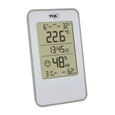 Afbeelding van TFA Dostmann Digitales Thermo hygrometer en Wit