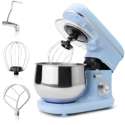 Image de Robot Pâtissier Boulangerie Cuisine Ménager Multifonction Bol 5L Bomann KM 6030 B 1100 Bleu