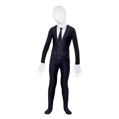 Afbeelding van Smiffy&#039;s Feesten &amp; Gelegenheden Kostuum Knappe Smoking Boy Bodysuit Jongen Zwart Medium Carnavalskleding Verkleedkleding