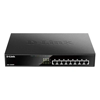 Afbeelding van D Link DGS 1008MP Netwerk switch 8 poorten 1 GBit/s PoE functie