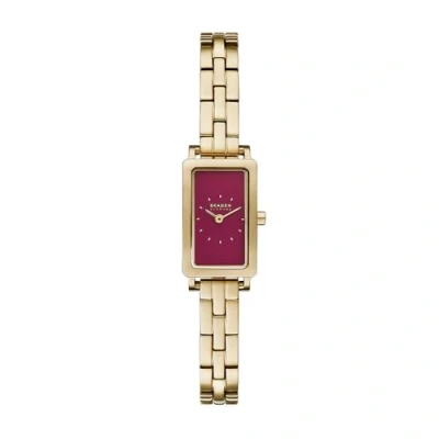 Afbeelding van Skagen dames Hagen Micro horloge SKW3151 in de kleur Goud