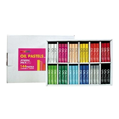 Afbeelding van Mungyo 144 oliepastelkrijtjes, 12 kleuren gesorteerd