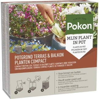 Afbeelding van Pokon Potgrond Terras En Balkon Compact Kokosvezel 20 l