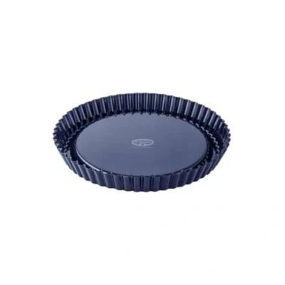 Afbeelding van Dr.Oetker 2370 taartvorm, taartschaal, quicheschaal, taartvorm 28 cm, vorm gemorste geëmailleerd staal, blauw, cm