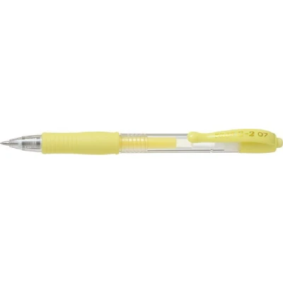 Afbeelding van Pilot G 2 Pastel Geel medium 0.7mm 1 stuks