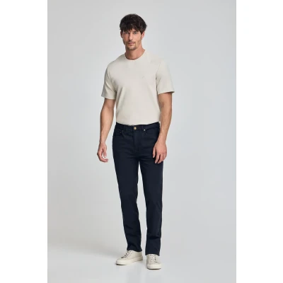 Afbeelding van Polo Club Heren Marineblauwe Slim Fit Broek Voss Met Vijf Zakken 52