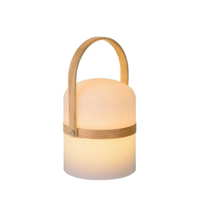 Afbeelding van Lucide JOE Tafellamp Buiten Ø 14,5 cm LED Dimb. 1x3W 2800K IP44 Wit