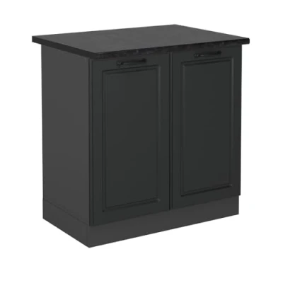 Afbeelding van Vicco Wastafelkast R Line, Antraciet landhuis/Antraciet, 80 cm , WB