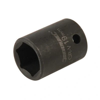 Afbeelding van Silverline 1/2&quot; metrische zeskant krachtdop 19 mm