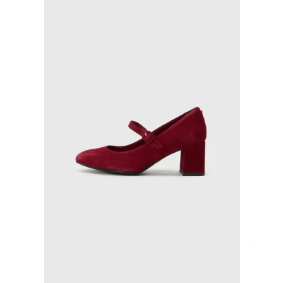 Afbeelding van Tamaris Klassieke pumps, Dames, Maat: 36, Merlot Veloursleer