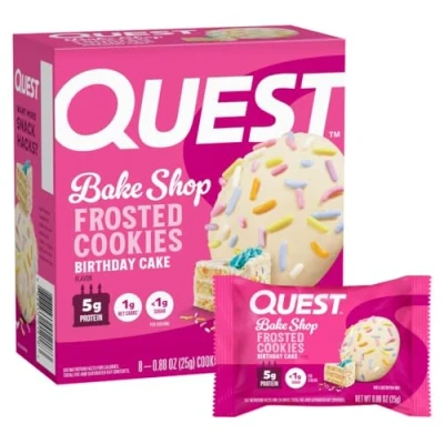 Afbeelding van Quest Frosted Cookies Birthday Cake (8 stuks)