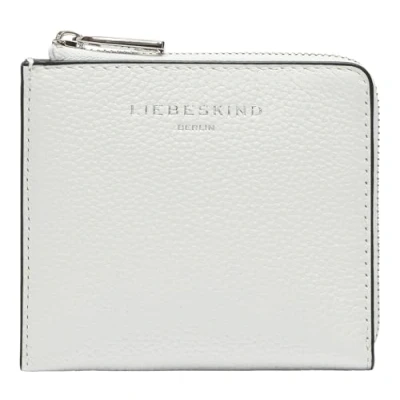 Afbeelding van LIEBESKIND BERLIN Leren Portemonnee Paris 4 Small Pebble Nino Wallet Arctic Wit