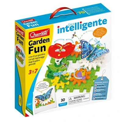 Afbeelding van Quercetti 2367 Garden Fun Georello Bugs &amp; Gears Building Bouwspeelgoed, Set