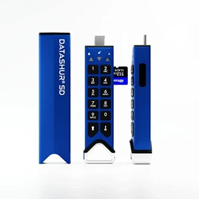 Afbeelding van iStorage datAshur SD flashdrive (module) Dual Pack exclusief MicroSD Card inclusief KeyWriter licentie