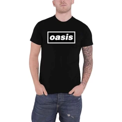 Image de Oasis T Shirt Decca Logo Homme Noir Taille L