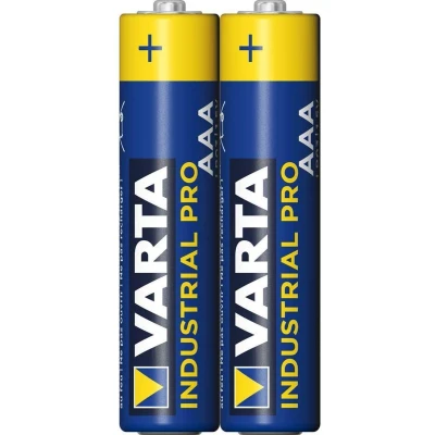 Afbeelding van VARTA Industrial Pro batterij AAA Micro Alkaline LR03 2 pack