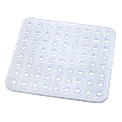 Afbeelding van Gootsteenmat 31x27,5cm transparant Wenko