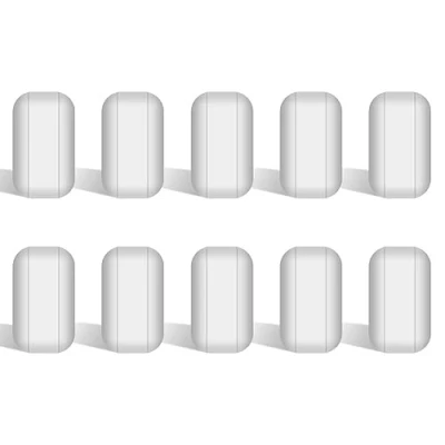 Afbeelding van stonylab 10 Pack Roerstaafset, mm PTFE Magnetische Coating Stir Bar Wit Roerstaafmixer voor Roerders, PK