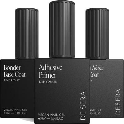 Afbeelding van De Sera Primer, Base &amp; Top Coat voor Gellak Nagels Gel Nagellak 10ML