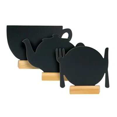 Afbeelding van Securit Tafelkrijtbord Mini Mix (3x) 16x42cm