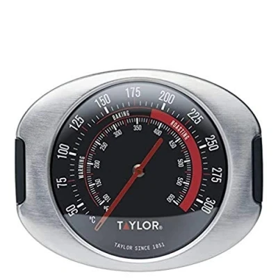 Afbeelding van Taylor Oventhermometer 9 X 8,5 Cm Rvs Zilver/zwart