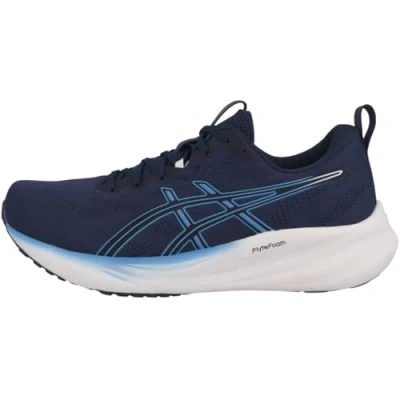 Afbeelding van Asics Gelpulse 16 Hardloopschoenen voor op de weg, Heren, Maat: 42.5, Indigo blue/blue coast Textiel/ synthetisch