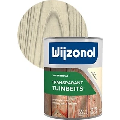 Afbeelding van Wijzonol Tuinbeits Transparant White Wash 3155 2,5 liter