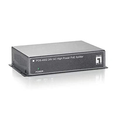 Afbeelding van LevelOne POS 4002: High Power PoE Splitter (PoE splitter), Netwerk accessoires