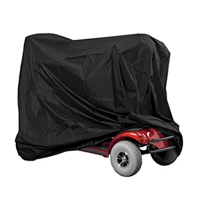 Afbeelding van Regenhoes voor rolstoel, elektrisch mobiel zeildoek, motorhoes, fietshoes, beschermhoes, waterdichte Oxford hoes, anti stof zon regen winddichte bescherming (170 *