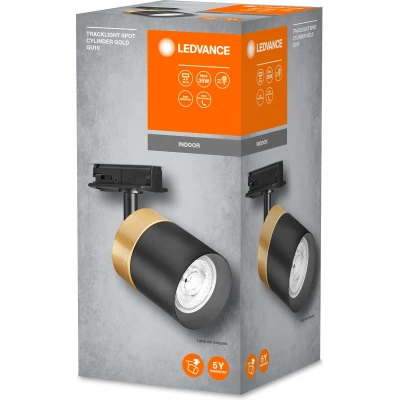 Afbeelding van LEDVANCE TRACKLIGHT railsysteem armatuurkop, goud/zwart