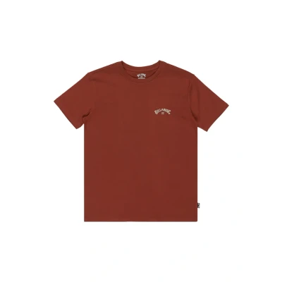 Afbeelding van Billabong T Shirt Manche Courtes Arch Wave SS Kids Garçon 8 16 Ans Rouge L