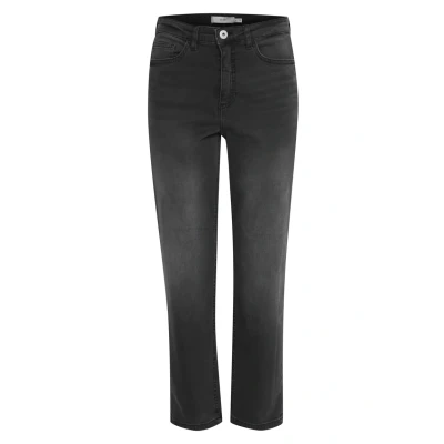 Afbeelding van ICHI Raven Straight leg jeans, Dames, Maat: 26, Washed grey