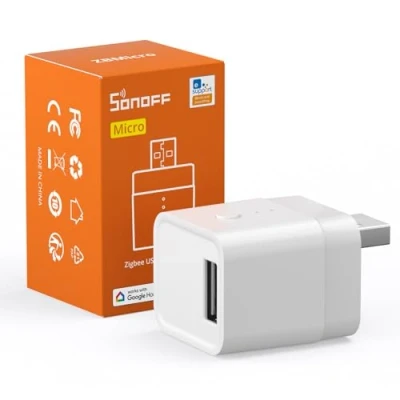 Afbeelding van SONOFF ZigBee 36 W USB Micro Smart Adapter, netwerkuitbreiding, 2.0 High Speed Data Transmissie, Slimme Timer, Vereist Hub, Werkt met Alexa/Google