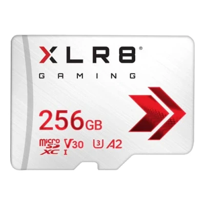 Image de PNY XLR8 Carte mémoire flash 128 Go A2 / Video Class V30 UHS I U3 Class10 microSDXC