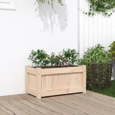 Afbeelding van Plantenbak 60x31x31 cm massief grenenhout