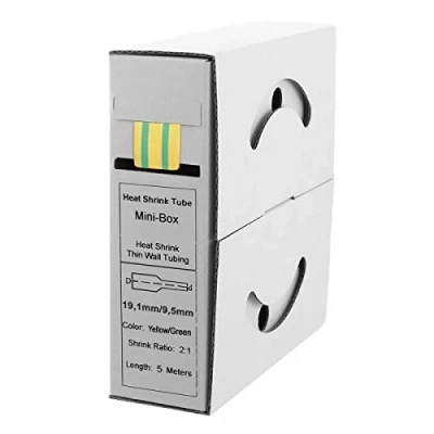 Afbeelding van Offgridtec Krimphuls 5m 19,1mm &gt; 9,5mm geel/groen