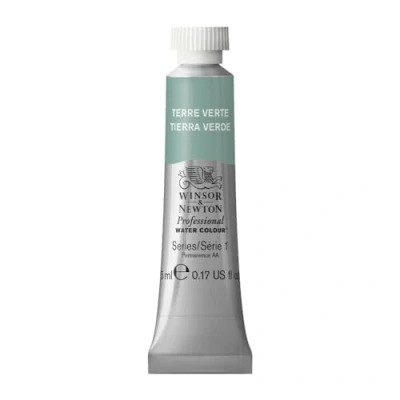 Afbeelding van Winsor &amp; Newton Professionele aquarelverf Aquarelverf, hoge helderheid, lichtecht, archiefkwaliteit, tube van 5 ml, natuurlijk aardgroen