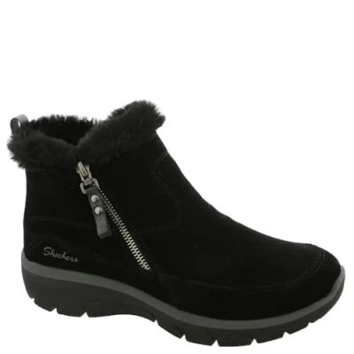 Afbeelding van SKECHERS art 167862 BLK easy going cool zip enkel rits ZWART maat 39