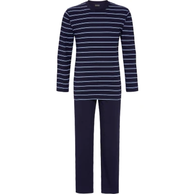 Afbeelding van Ringella pyjama heren katoen blauw