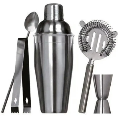 Afbeelding van Excellent Houseware Cocktailshakerset RVS 5 dlg