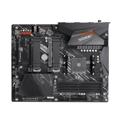Image de Gigabyte B550 AORUS ELITE AX 1.0 carte mère ATX Socket AM4 AMD Chipset USB 3.2 Gen 1 2 2.5 Gigabit LAN Bluetooth Wi Fi graphique embarquée (unité centrale requise) audio HD (8 canaux)