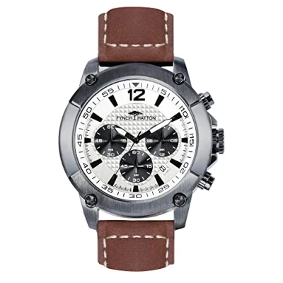 Afbeelding van Fynch Hatton Chronograaf, Heren, Maat: One Size, Braun
